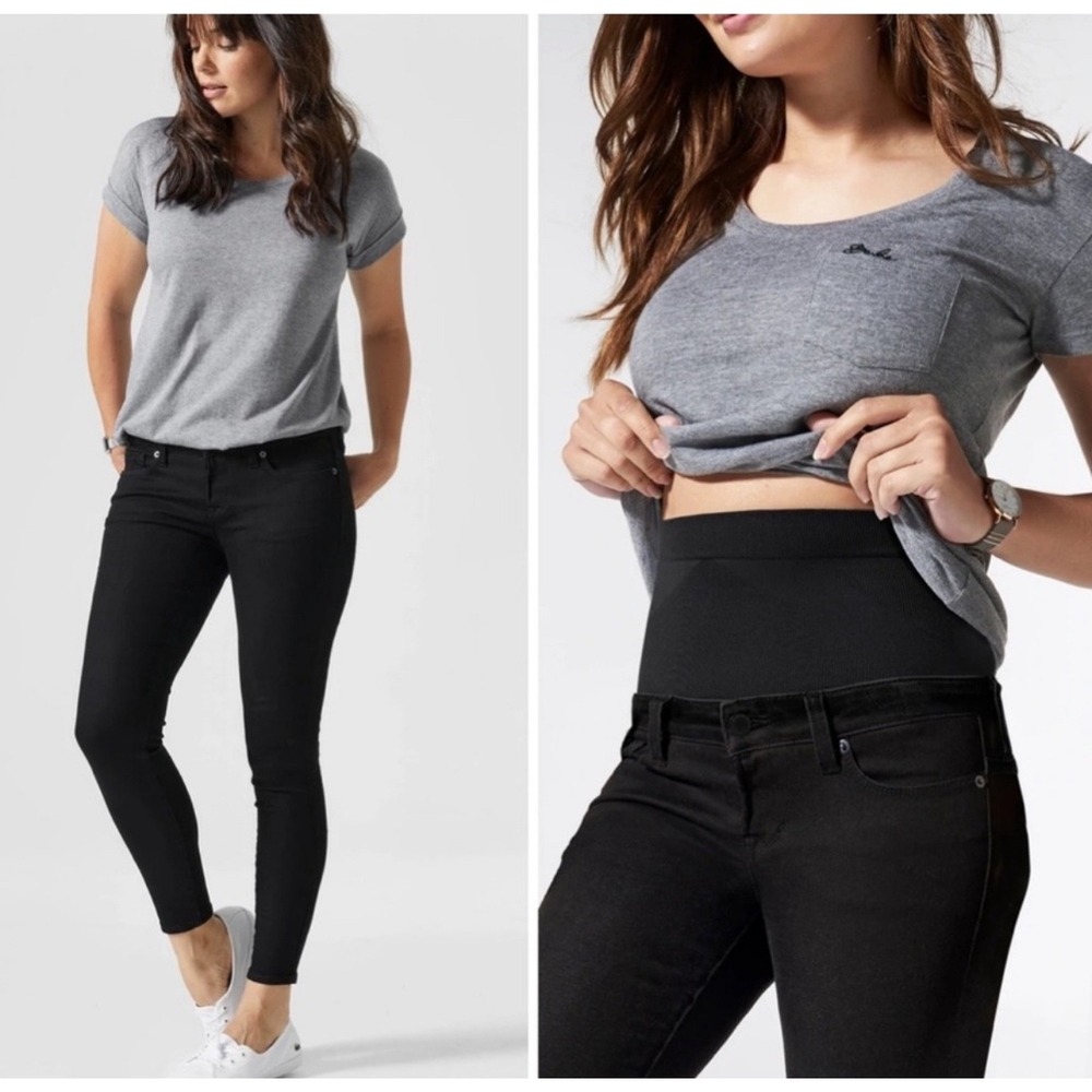 BLANQI Postpartum Support Black Skinny Jeans Size Size 6